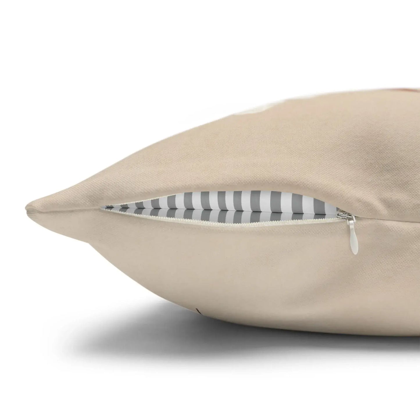 zipper side of Watercolor Halloween Pillow Covers from Blue Water Songs