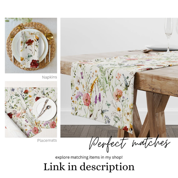 boho flower kitchen accessories from Blue Water Songs