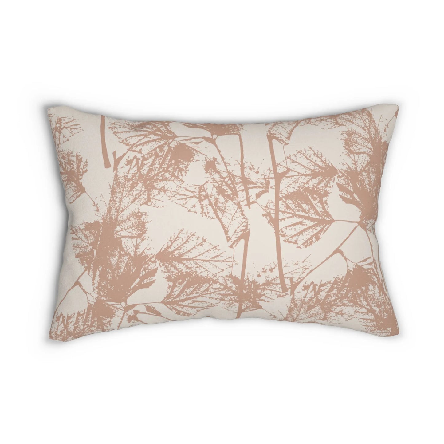 Birch Leaves Herbarium lumbar PILLOW from Blue Water Songs