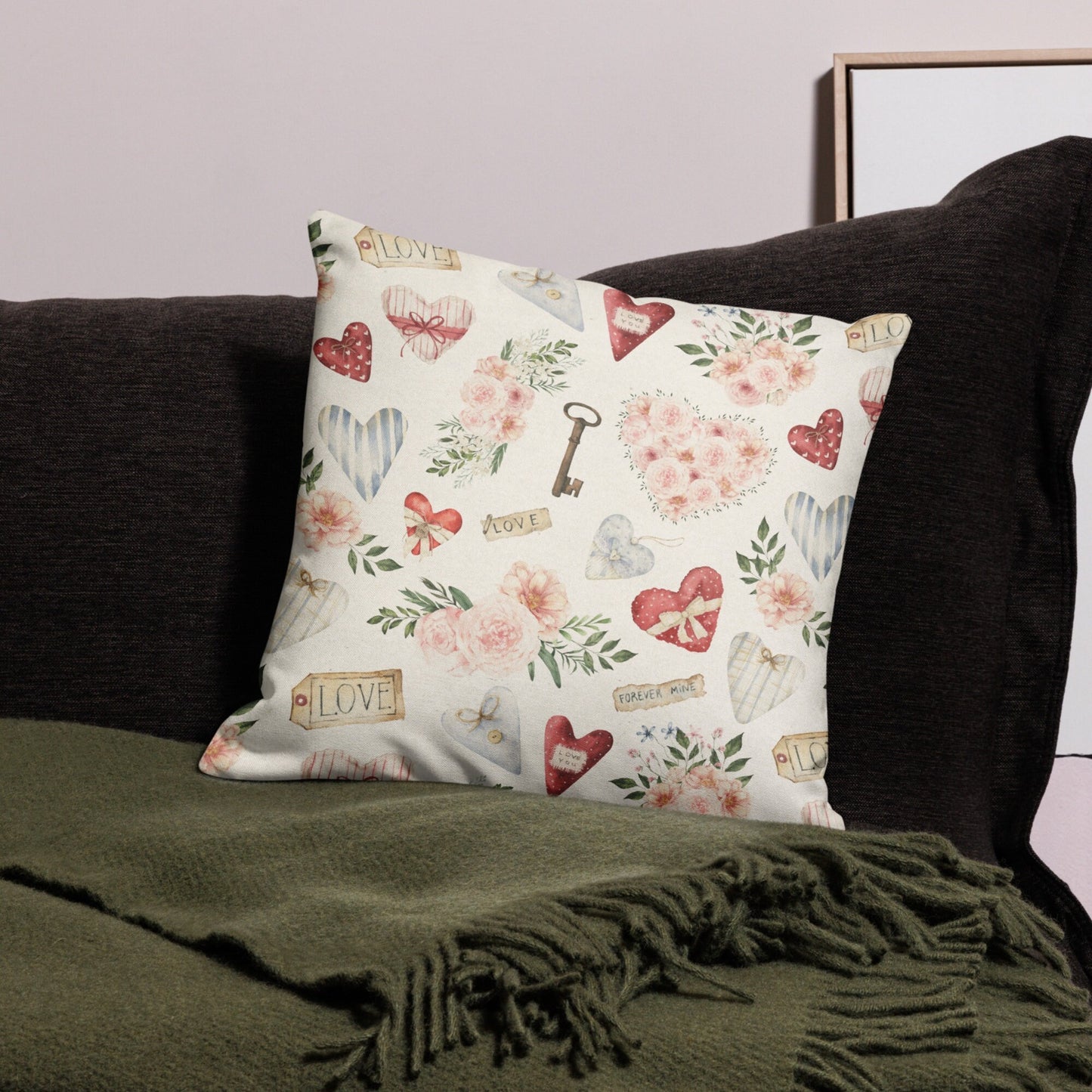 Valentine Pillow Cover, Red heart pillow, Valentine Pillows, Heart Pillow, Love Pillow, Heart Throw Pillow, Valentine Home Decor