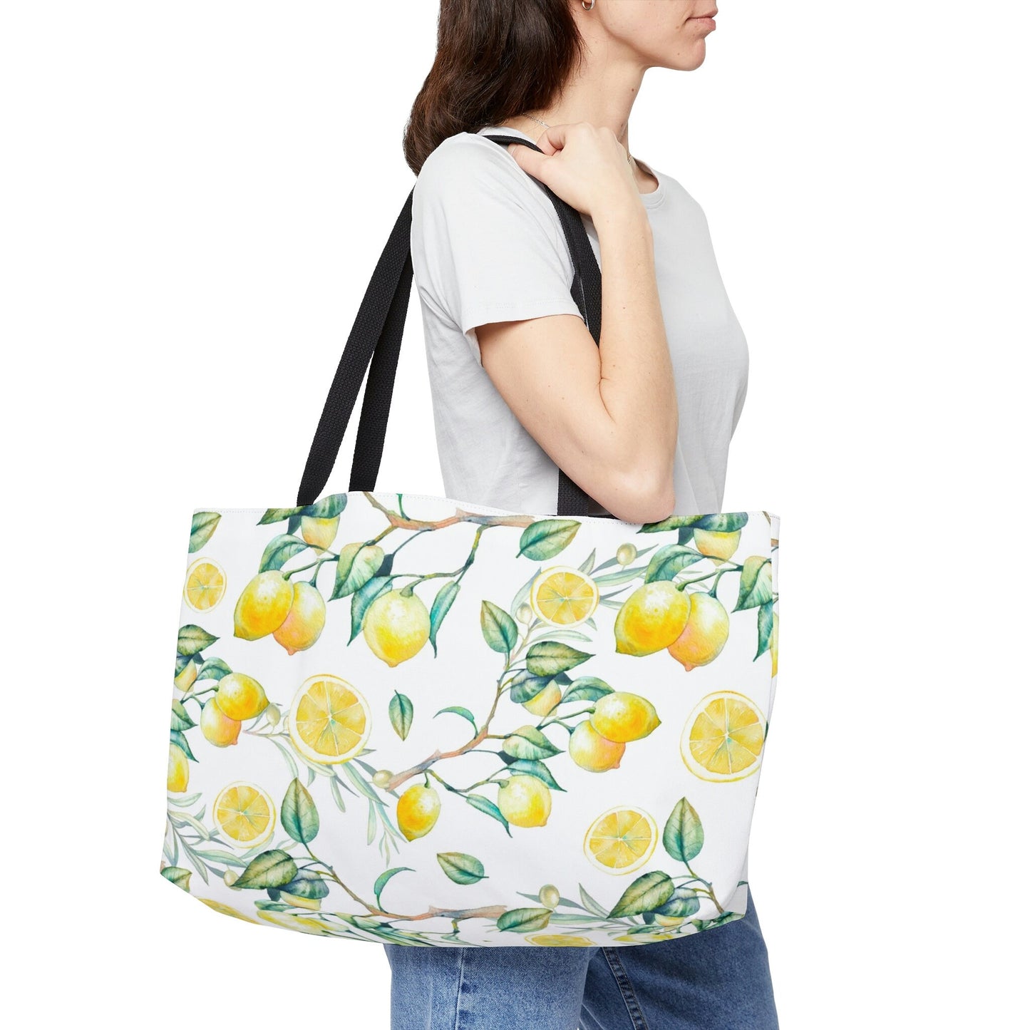 Sac de Plage Citron d'Été - SAC WEEKENDER
