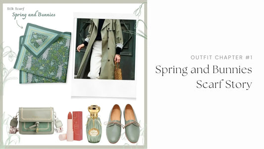 Spring and Bunnies Scarf Story | Outfit Chapter #1