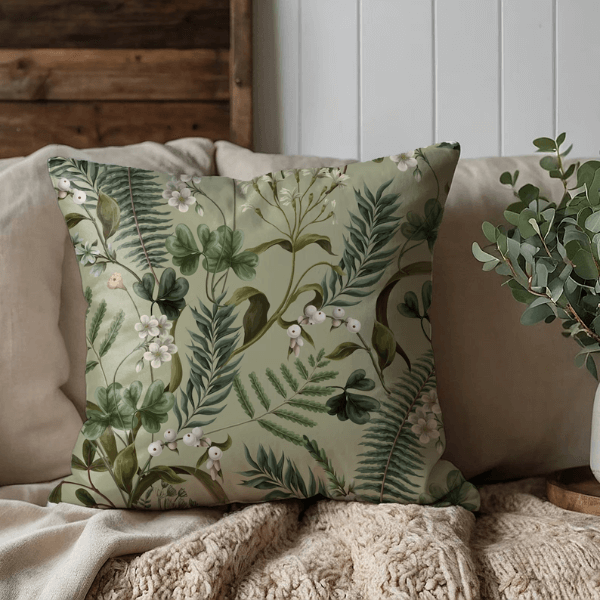 spring decorative pillow covers with flower designs