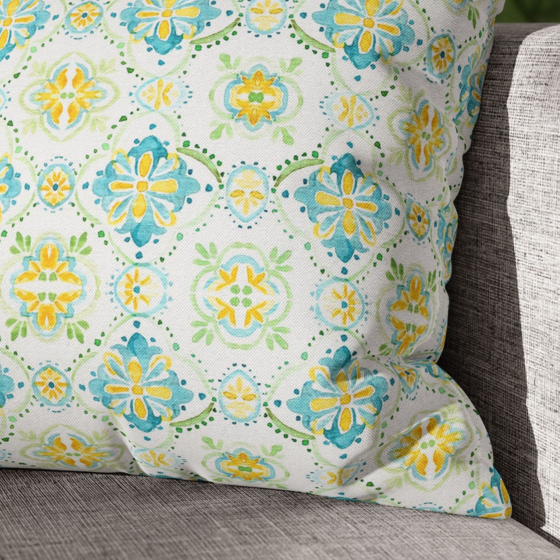 Watercolor lemon PILLOW & COVER - SUMMER23PL10