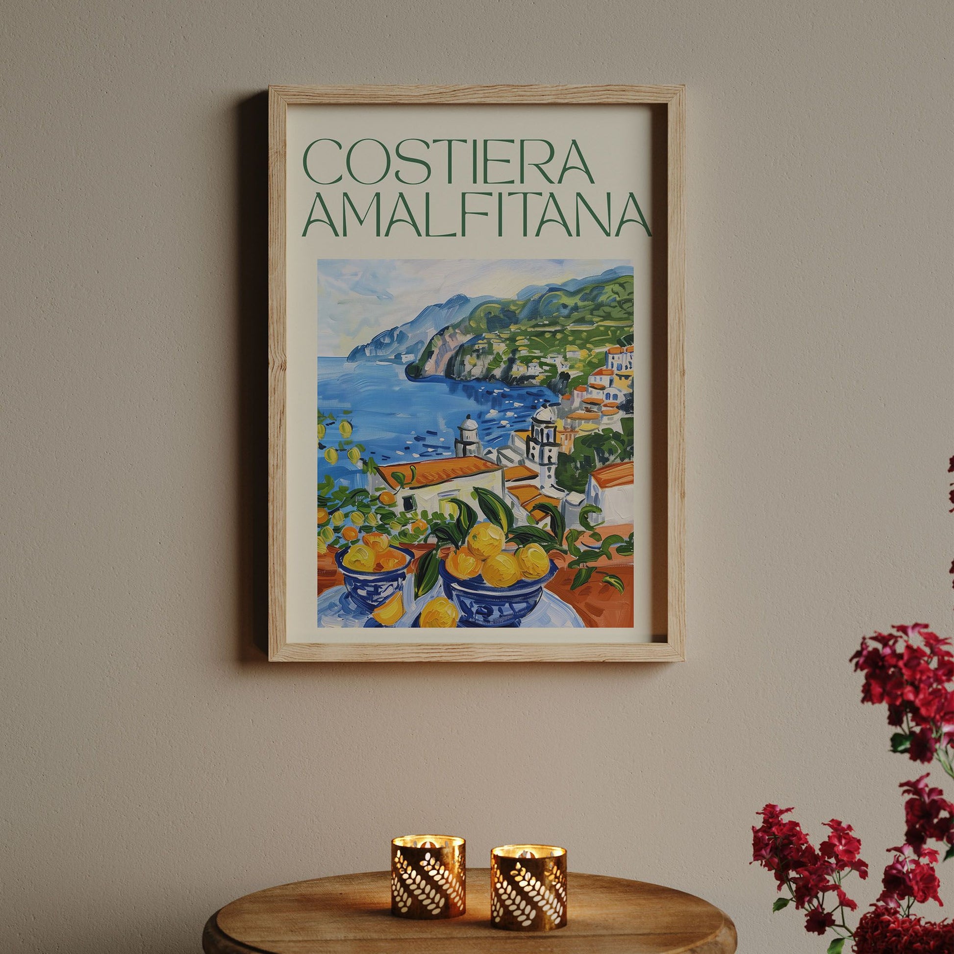 Eclectic Summer Costiera Amalfitana Art Print - DIGITAL DOWNLOAD | SUMMER24POT021
