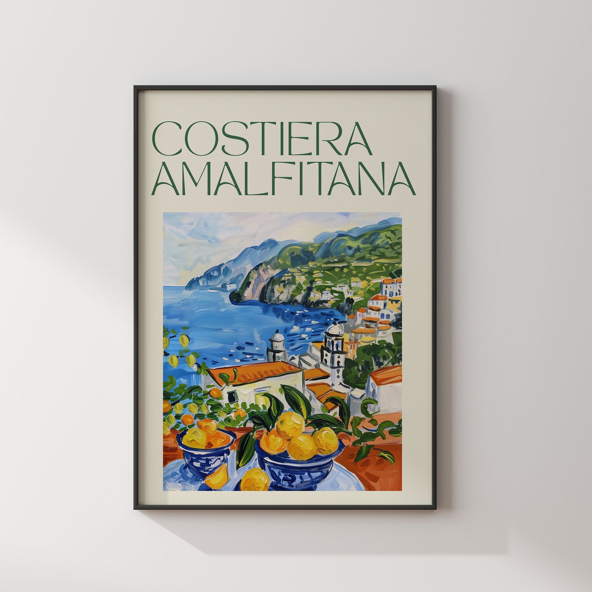 Eclectic Summer Costiera Amalfitana Art Print - DIGITAL DOWNLOAD | SUMMER24POT021