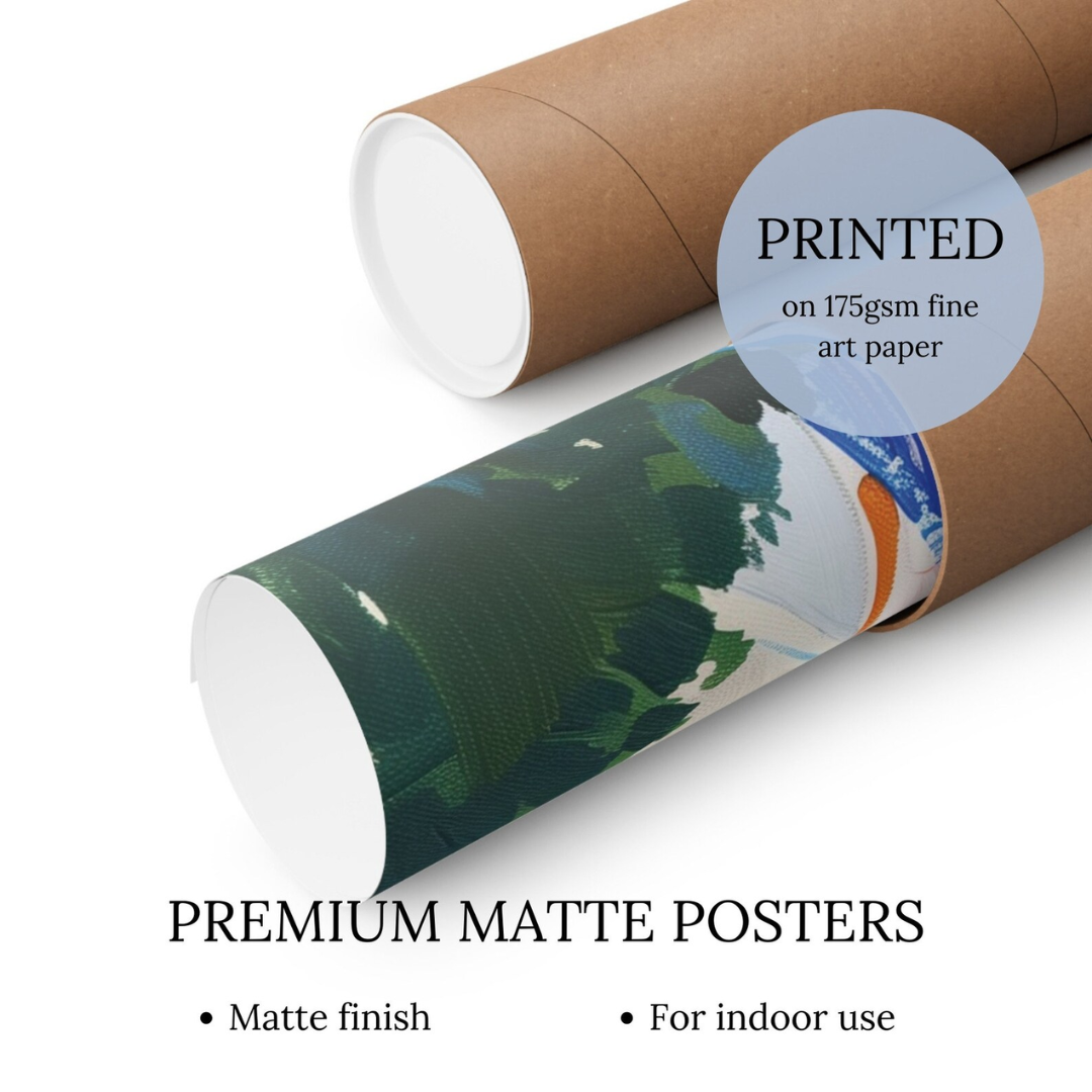 premium matte poster rolls from Blue Water Songs