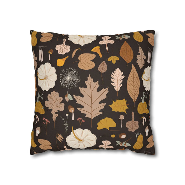  Pumpkin, Leaves Fall brown PILLOW from Blue Water Songs