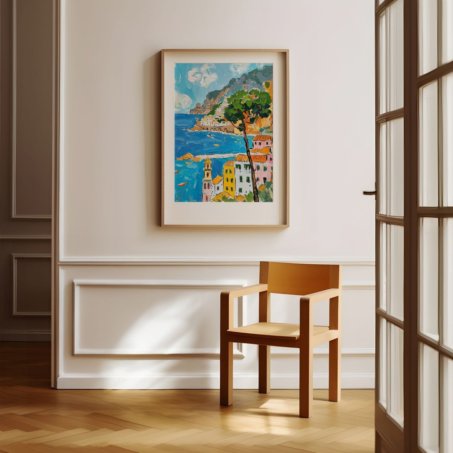 Impression d’art côtier d’été éclectique d’Italie - TÉLÉCHARGEMENT NUMÉRIQUE | ÉTÉ24POT016