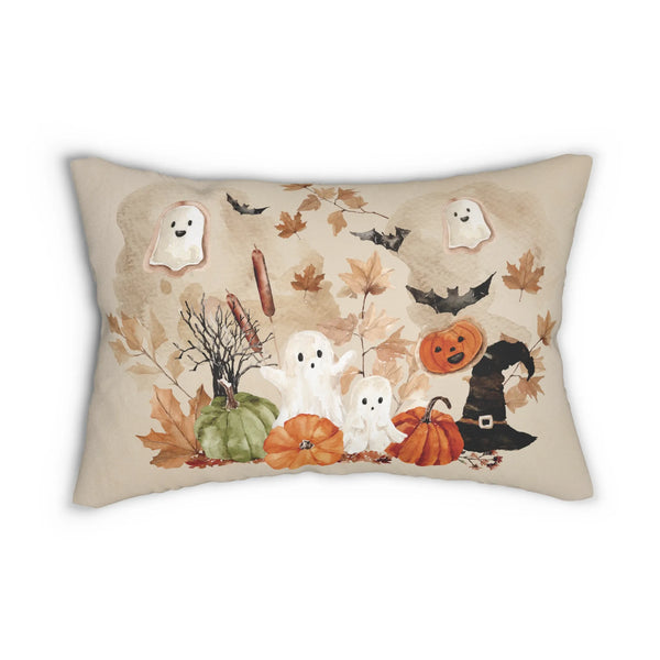 Watercolor Cute Halloween lumbar PILLOW from Blue Water Songs