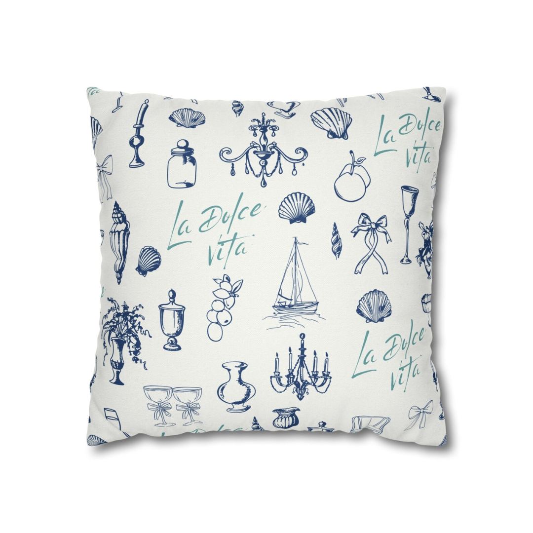 La Dolce Vita PILLOW & COVER from Blue Water Songs