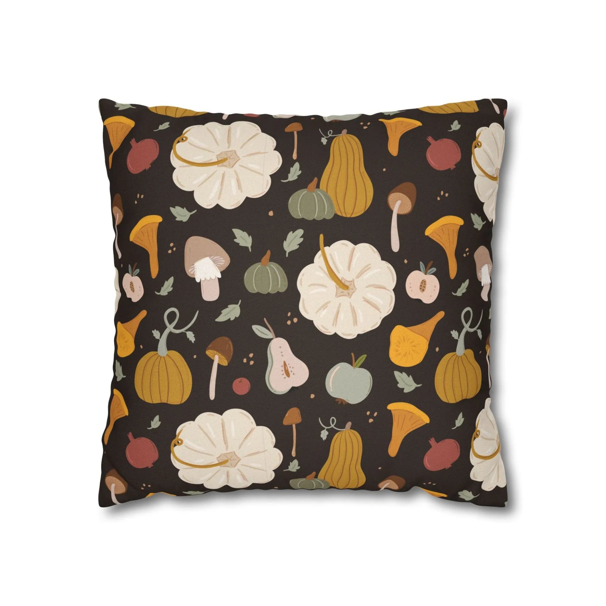 Pumpkin, Mushroom Fall PILLOW from Blue Water Songs