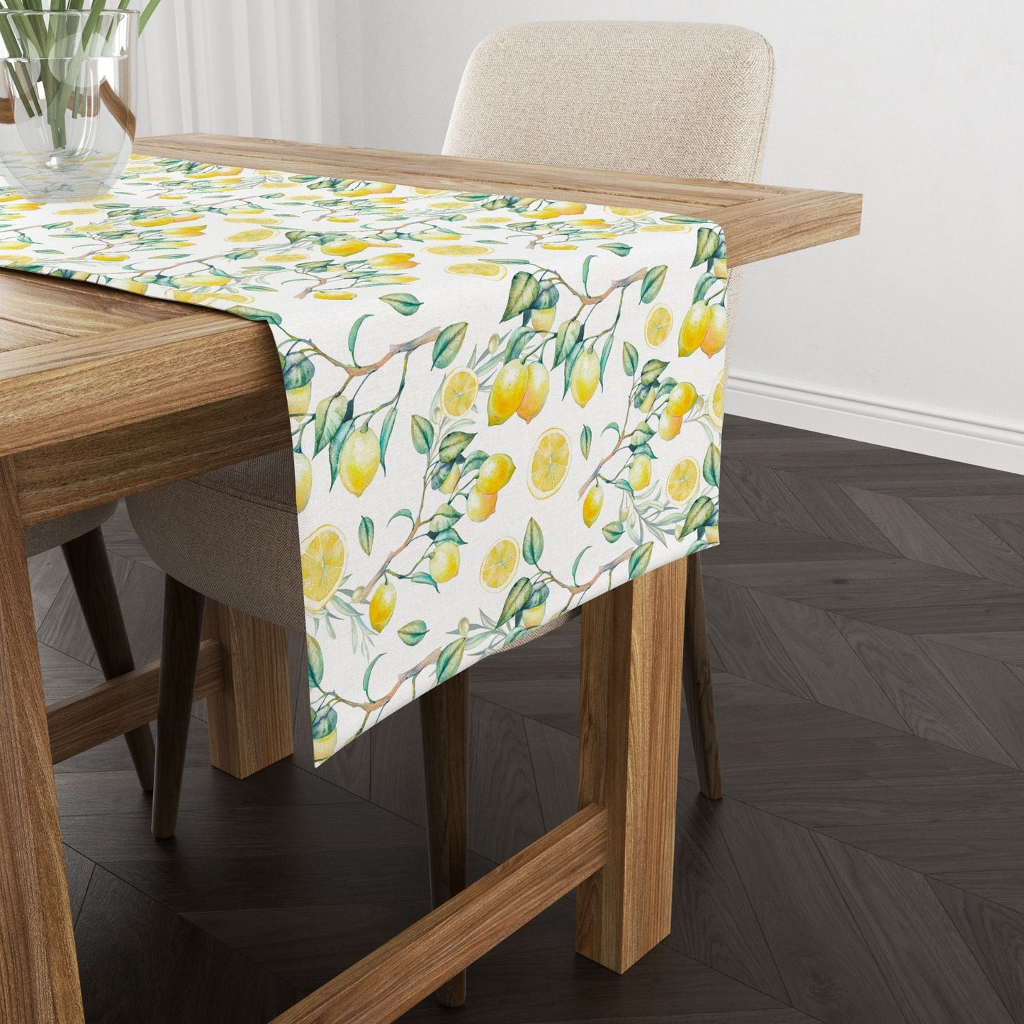 Summer Lemon TABLE RUNNER| SUMMER24PA02_TBR02