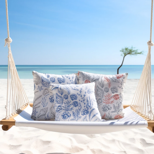 Seashell and Coral Sea PILLOW & COVER | SUMMER24