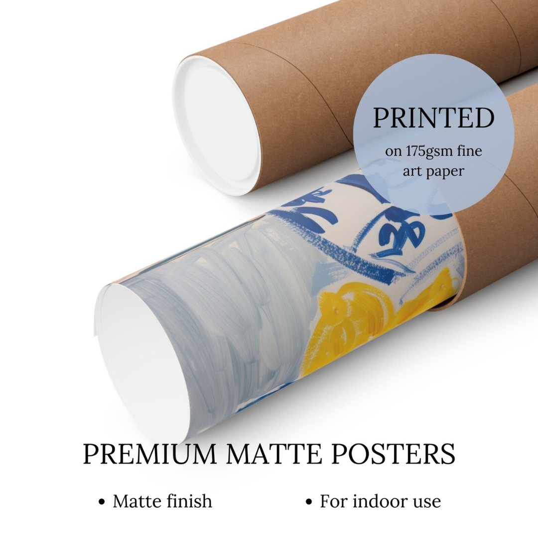 printed poster rolls from Blue Water Songs