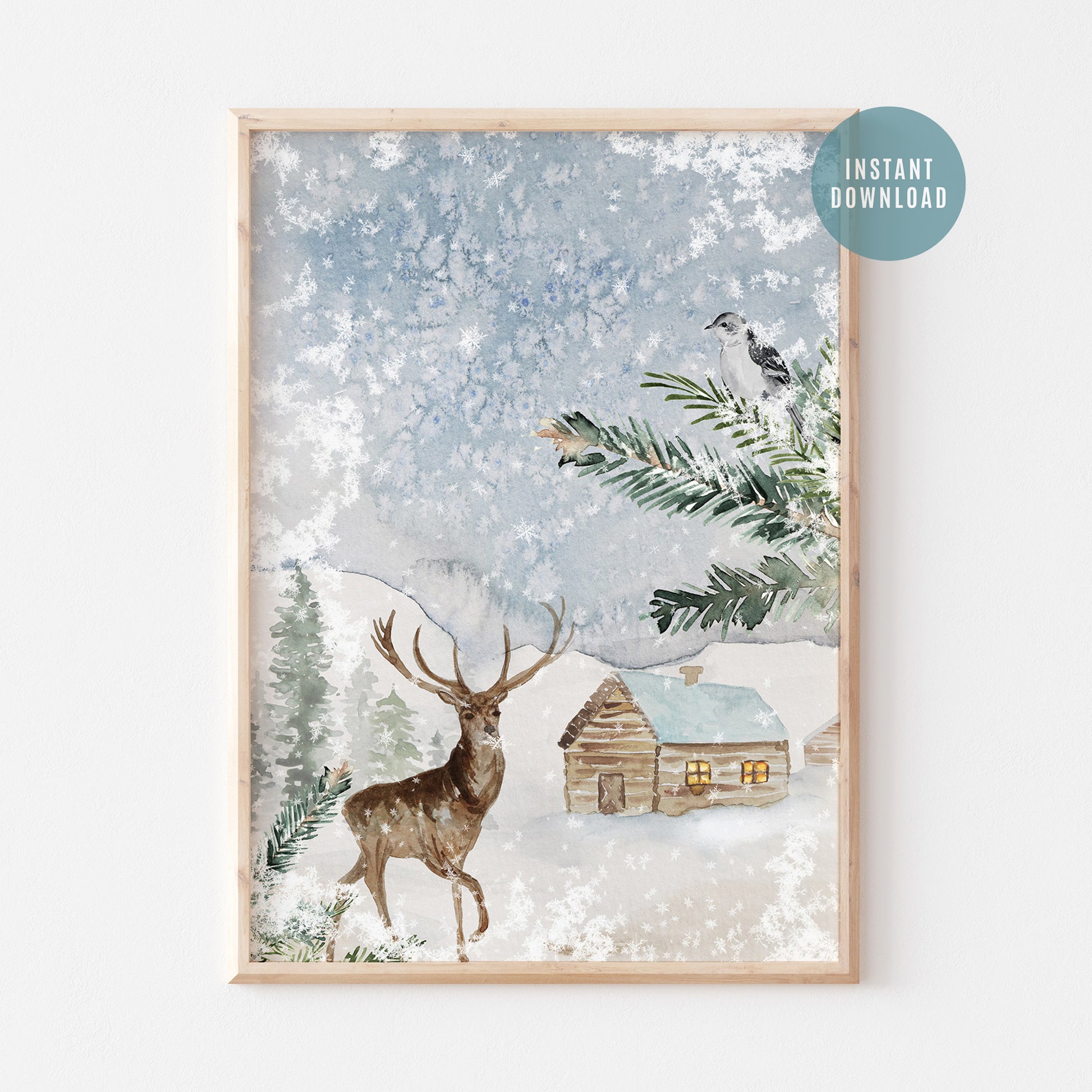 Winter Deer - DIGITAL DOWNLOAD | winter22_14