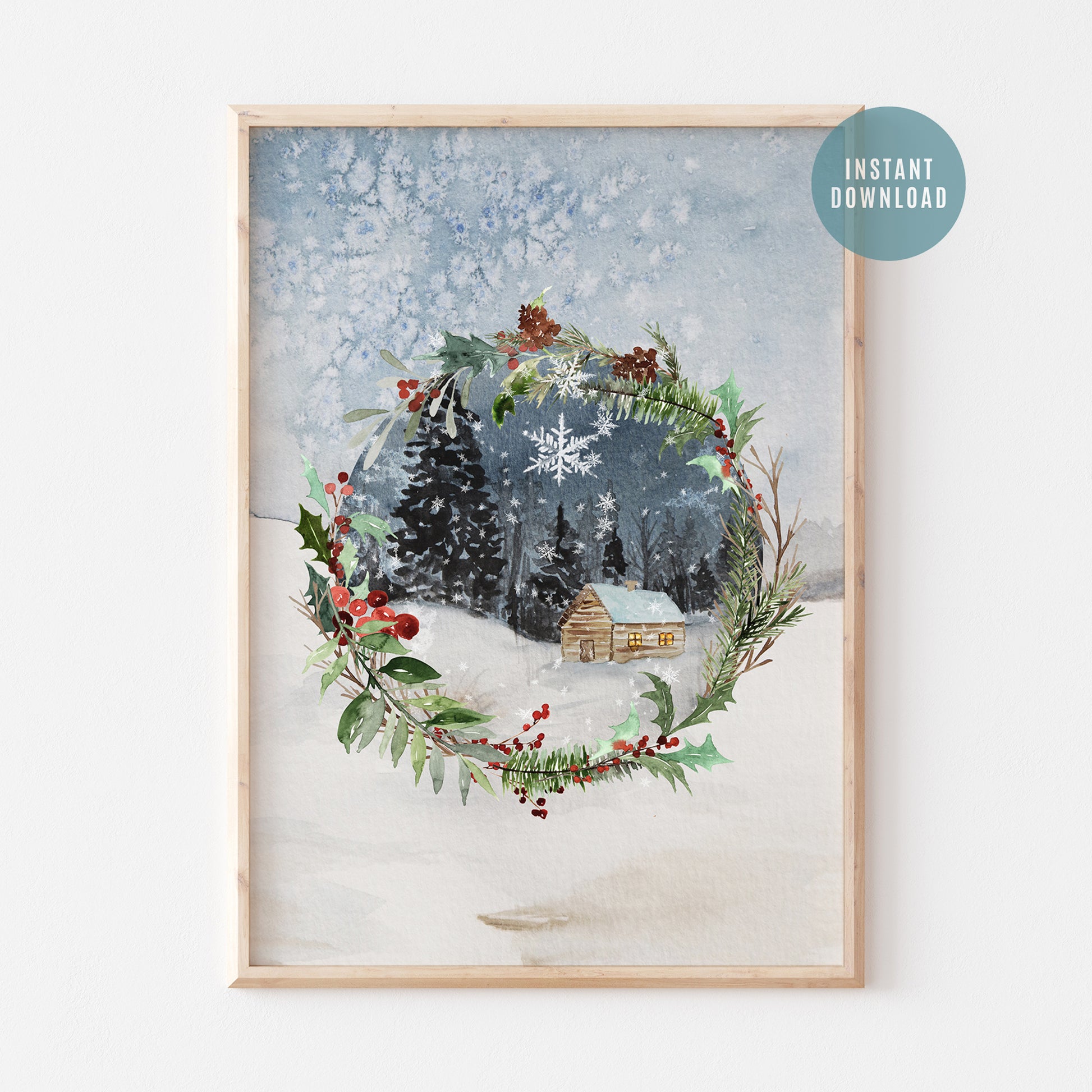 Watercolor Winter Wonderland - DIGITAL DOWNLOAD | winter22_15