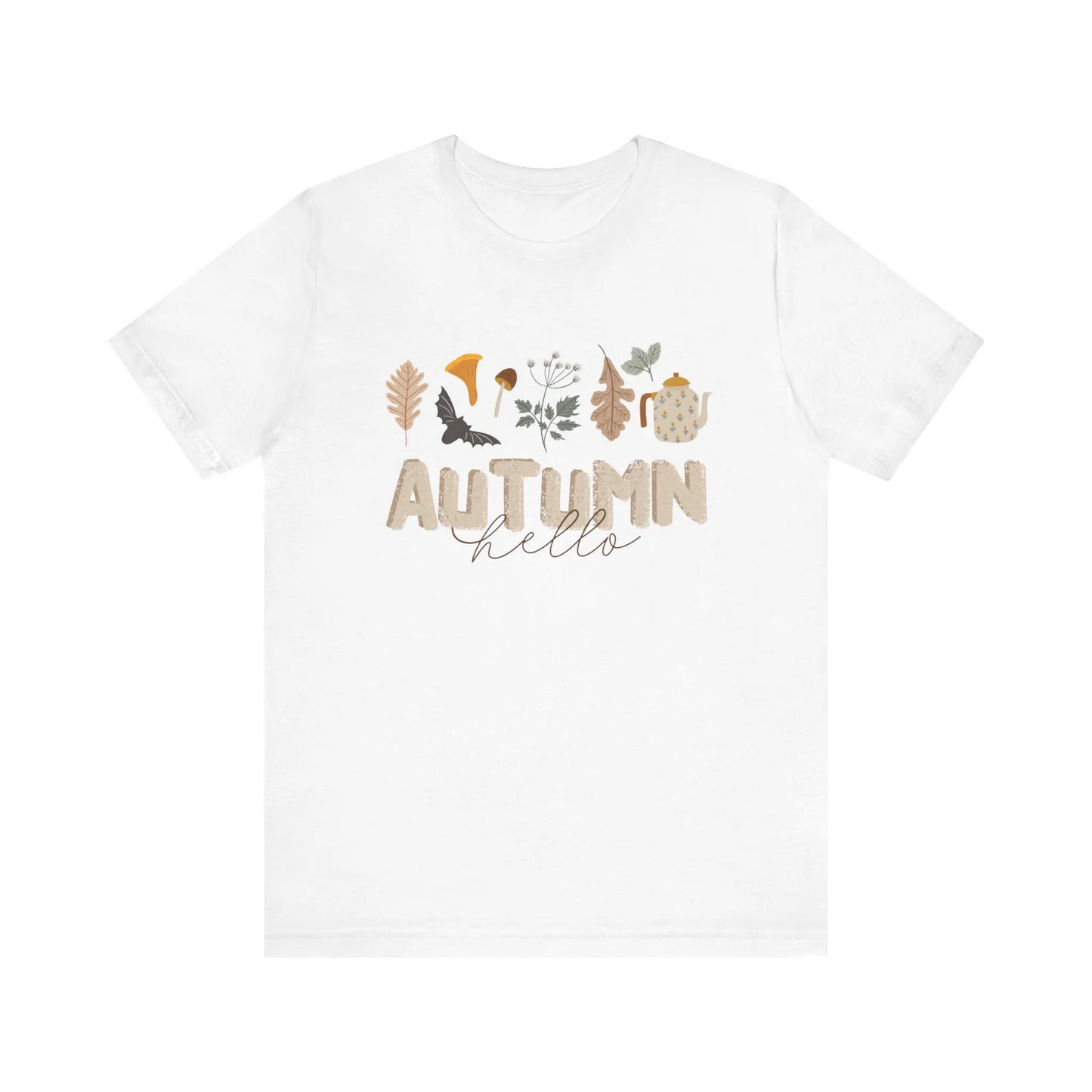 Blue Water Songs 'Hello Autumn' T-SHIRT - white color