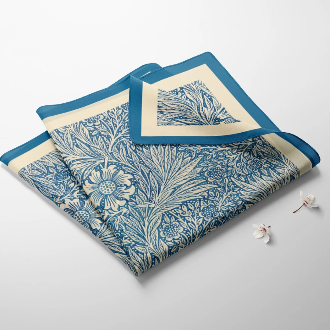 William Morris Scarf floral from Blue Water Songs