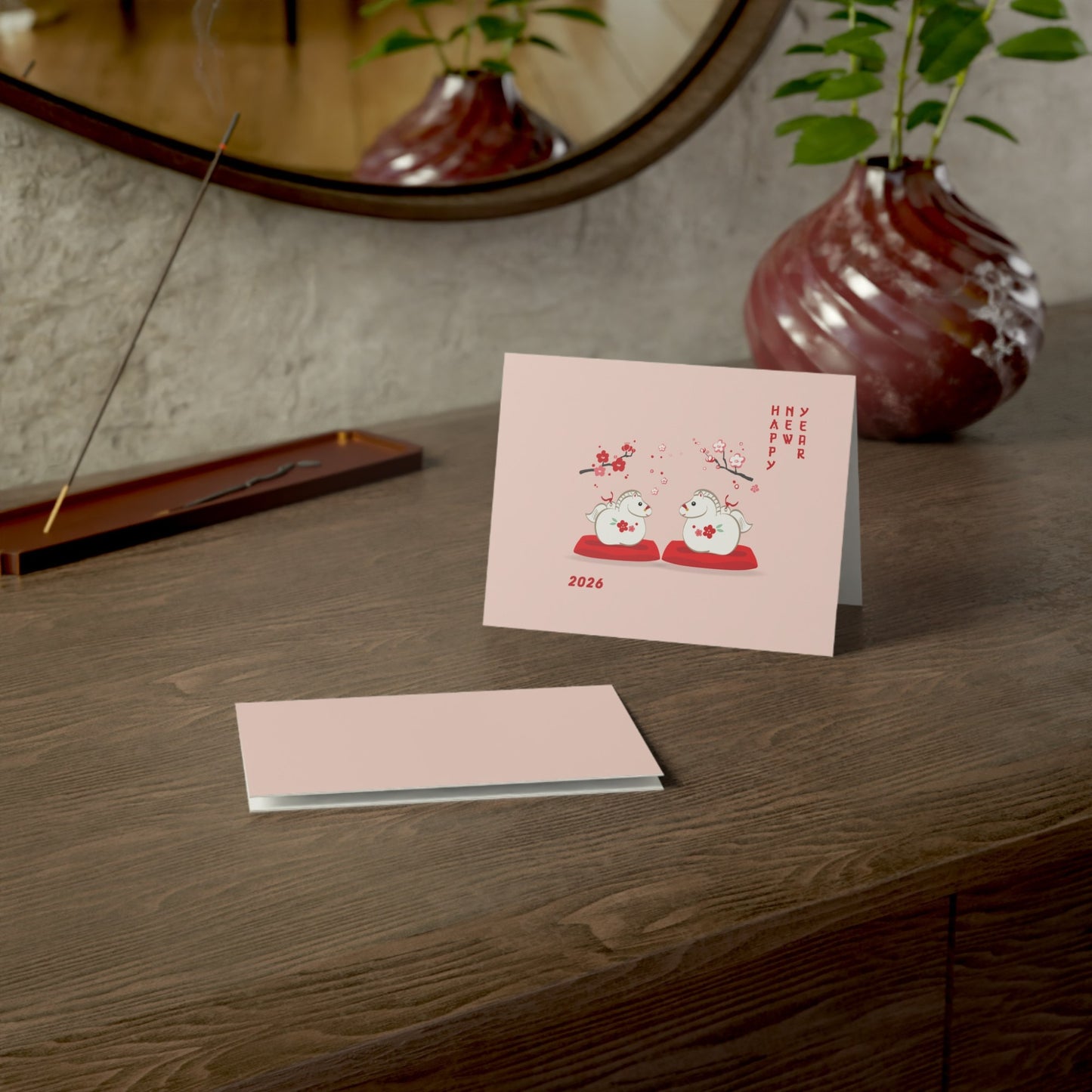 Oreiller et housse de Noël botanique aux baies d'hiver