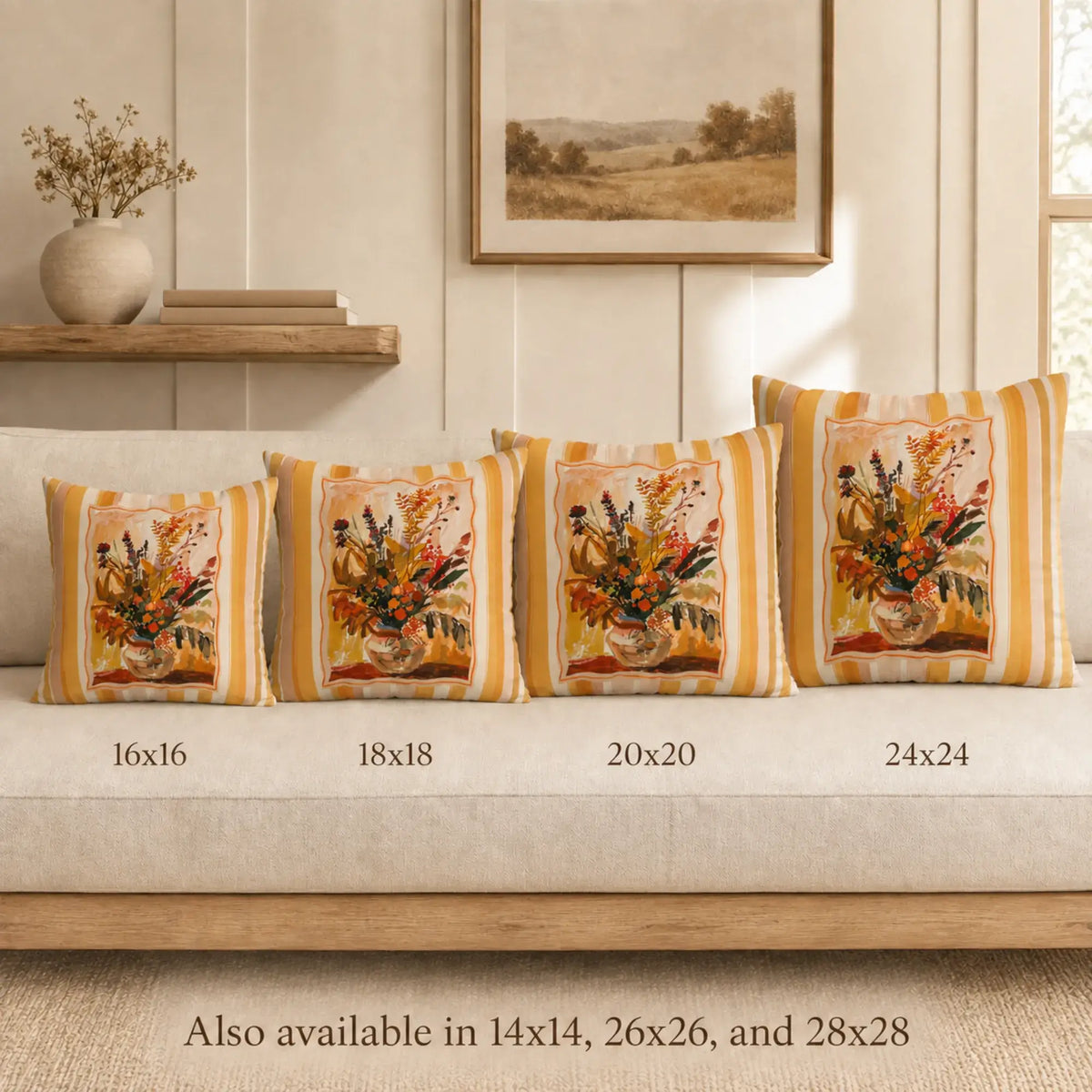 Autumn Bouquet Pillow and Cover