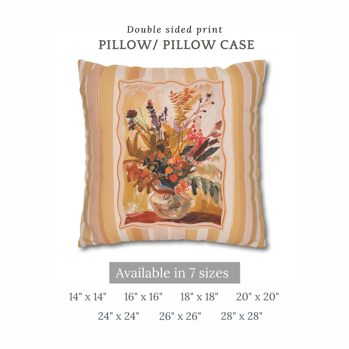 Autumn Bouquet Pillow and Cover