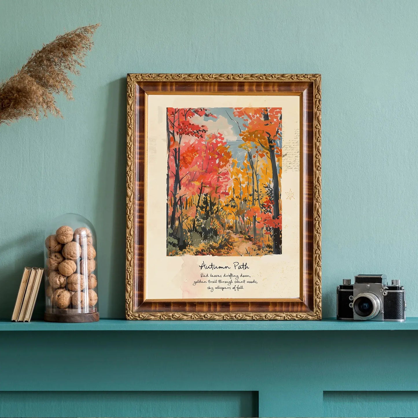 Affiche imprimée d’été de la côte amalfitaine - WALL ART - Impression physique