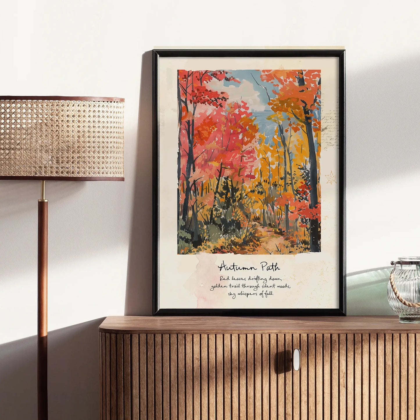 Affiche imprimée d’été de la côte amalfitaine - WALL ART - Impression physique