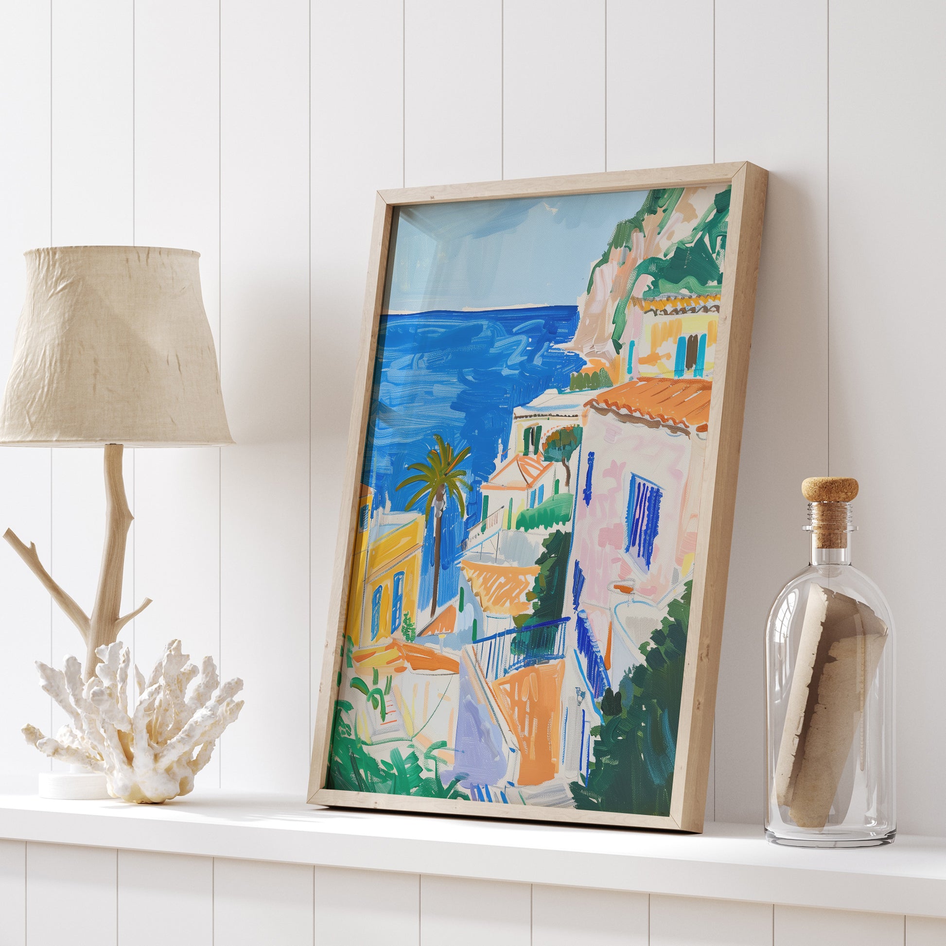 frame art Eclectic Amalfi Coastal from Blue Water Songs