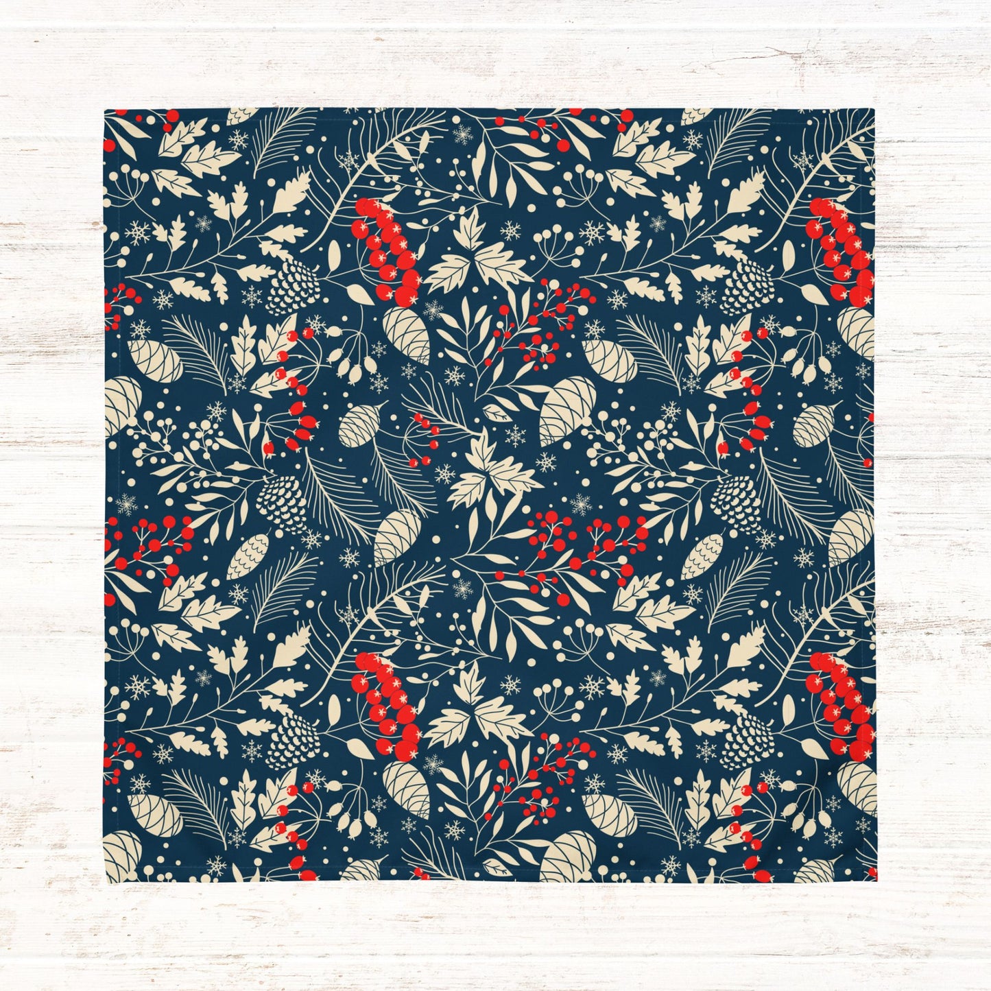 Blue Winter Botanical Cloth NAPKIN | WINTER23PL26