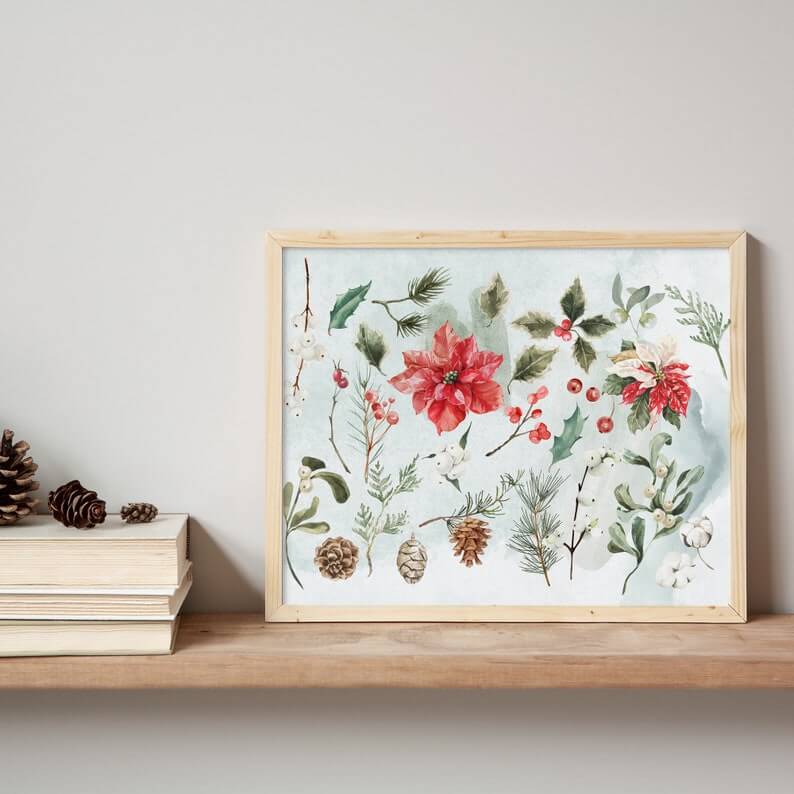 Champignons Botanique vintage Art Print - TÉLÉCHARGEMENT NUMÉRIQUE - WOODLAND 7