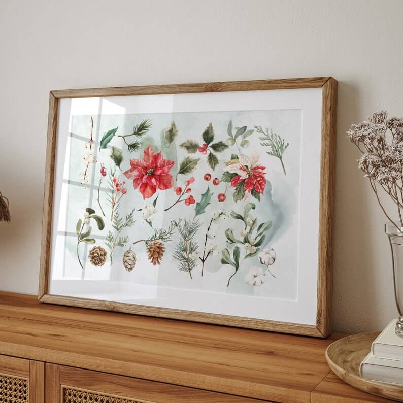 Champignons Botanique vintage Art Print - TÉLÉCHARGEMENT NUMÉRIQUE - WOODLAND 7