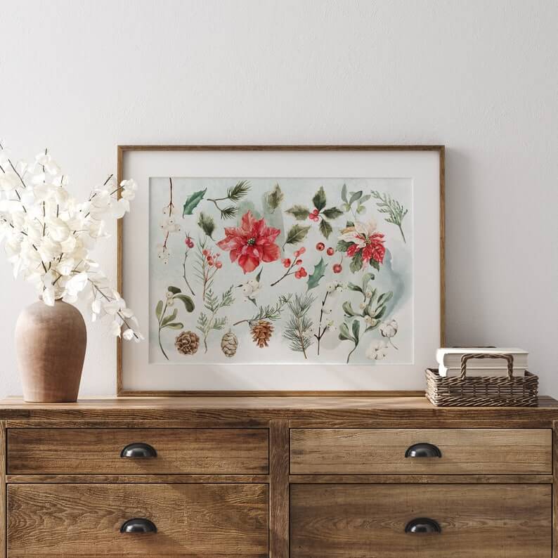 Champignons Botanique vintage Art Print - TÉLÉCHARGEMENT NUMÉRIQUE - WOODLAND 7