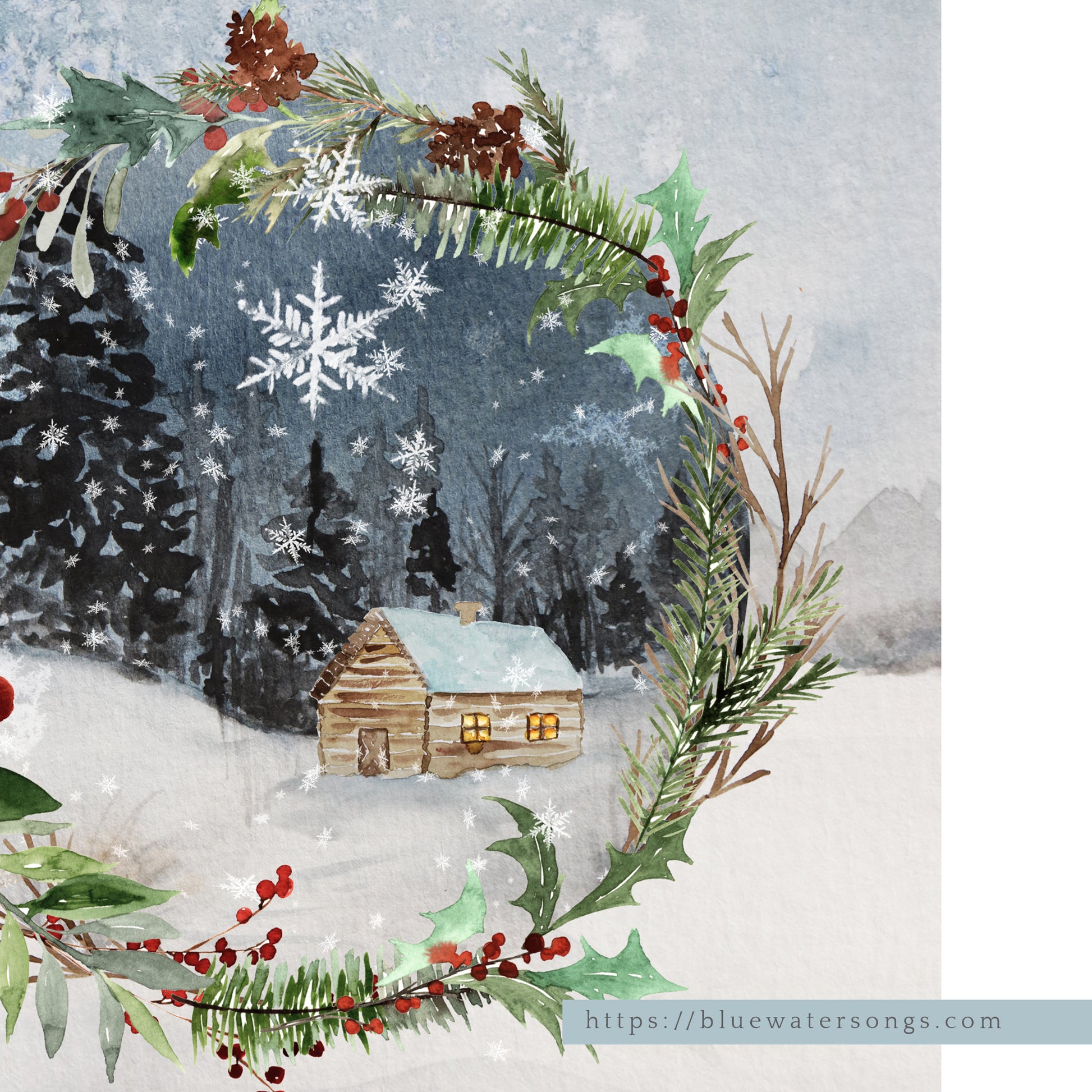 Watercolor Winter Wonderland - DIGITAL DOWNLOAD | winter22_15