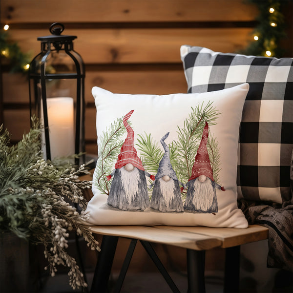 Gnomes Christmas PILLOW & COVER