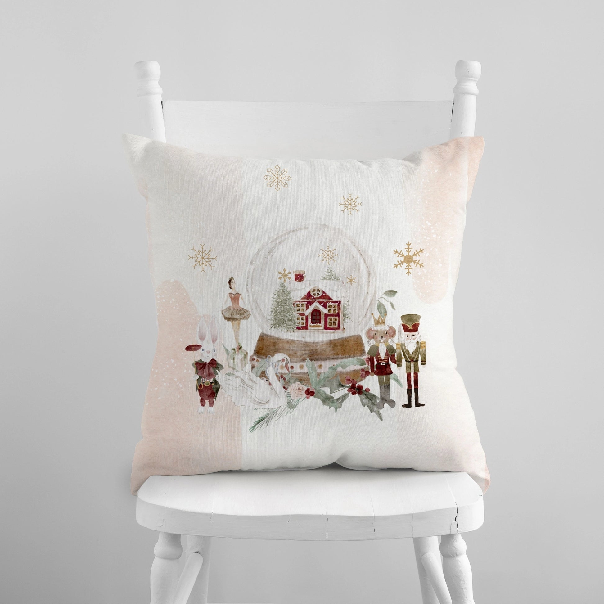 Watercolor Nutcracker Christmas PILLOW & COVER | WINTER24PLW03