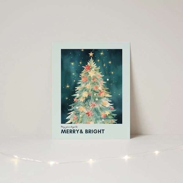 Christmas Tree card from Blue Water Songs