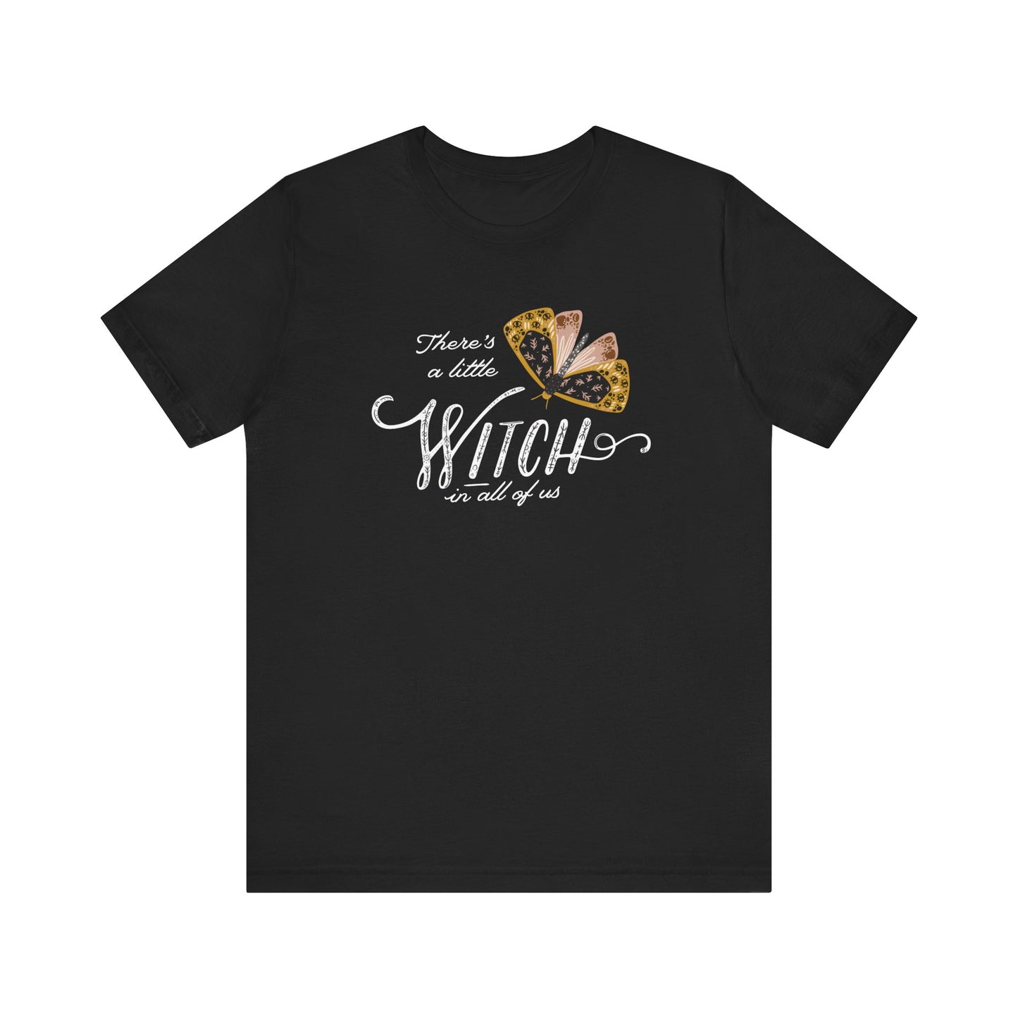 'There's a little witch in all of us' T-SHIRT from Blue Water Songs - black color