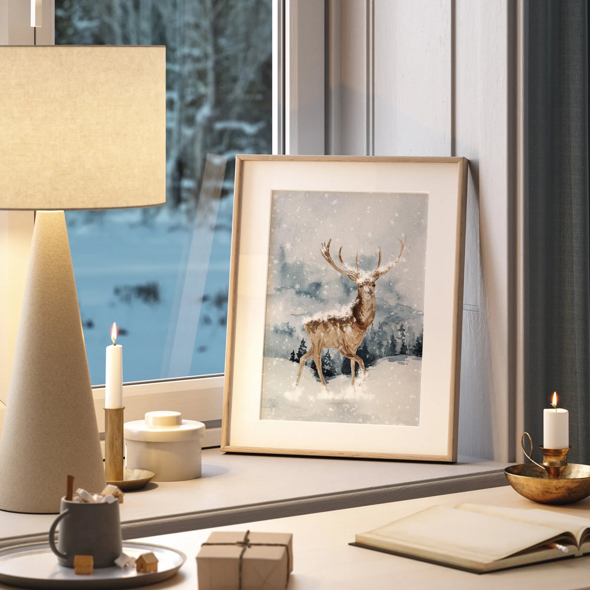 Winter Deer - DIGITAL DOWNLOAD | winter22_12