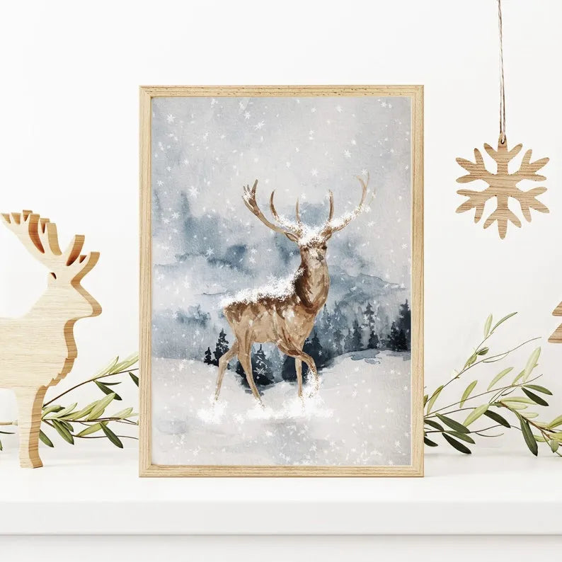 Winter Deer - DIGITAL DOWNLOAD | winter22_12