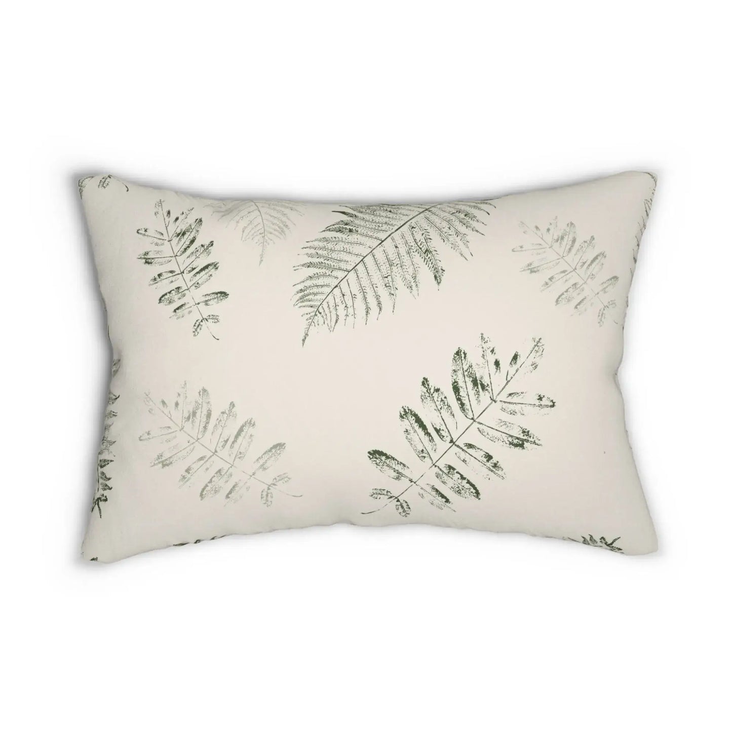 Green Leaves lumbar PILLOW from Blue Water Songs 