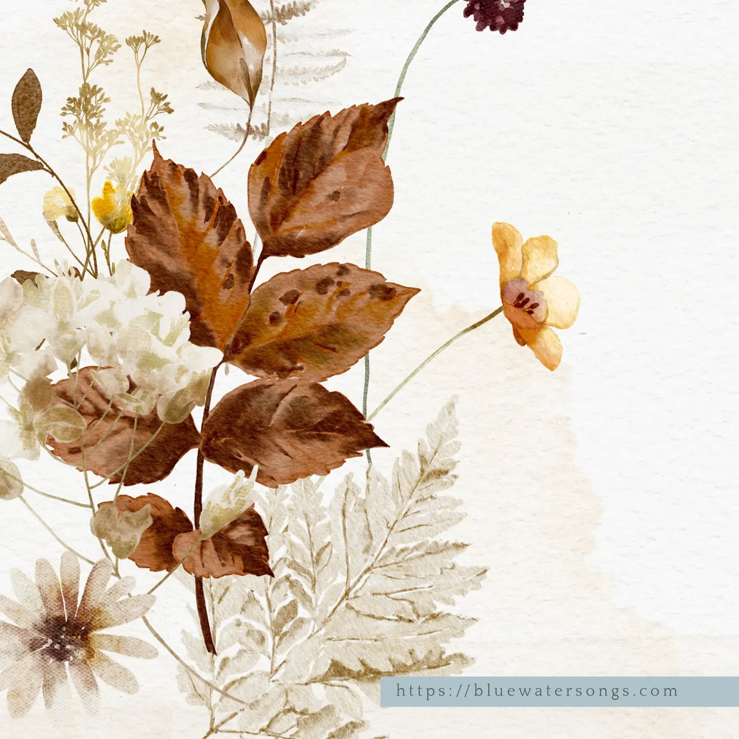 closer up of Fall Foliage - Autumn Art Print - DIGITAL DOWNLOAD