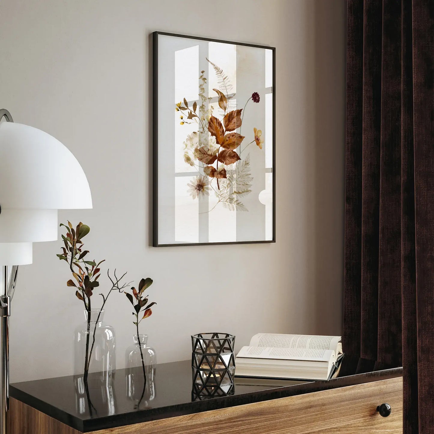 Fall Foliage - Autumn Art Print cozy reading corner decor