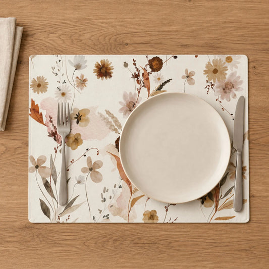 Watercolor Autumn Wildflower PLACEMATS