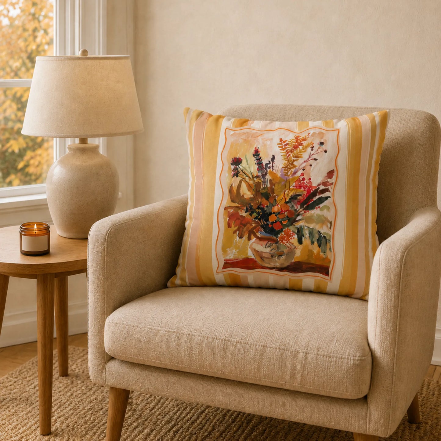 Autumn Bouquet Pillow and Cover