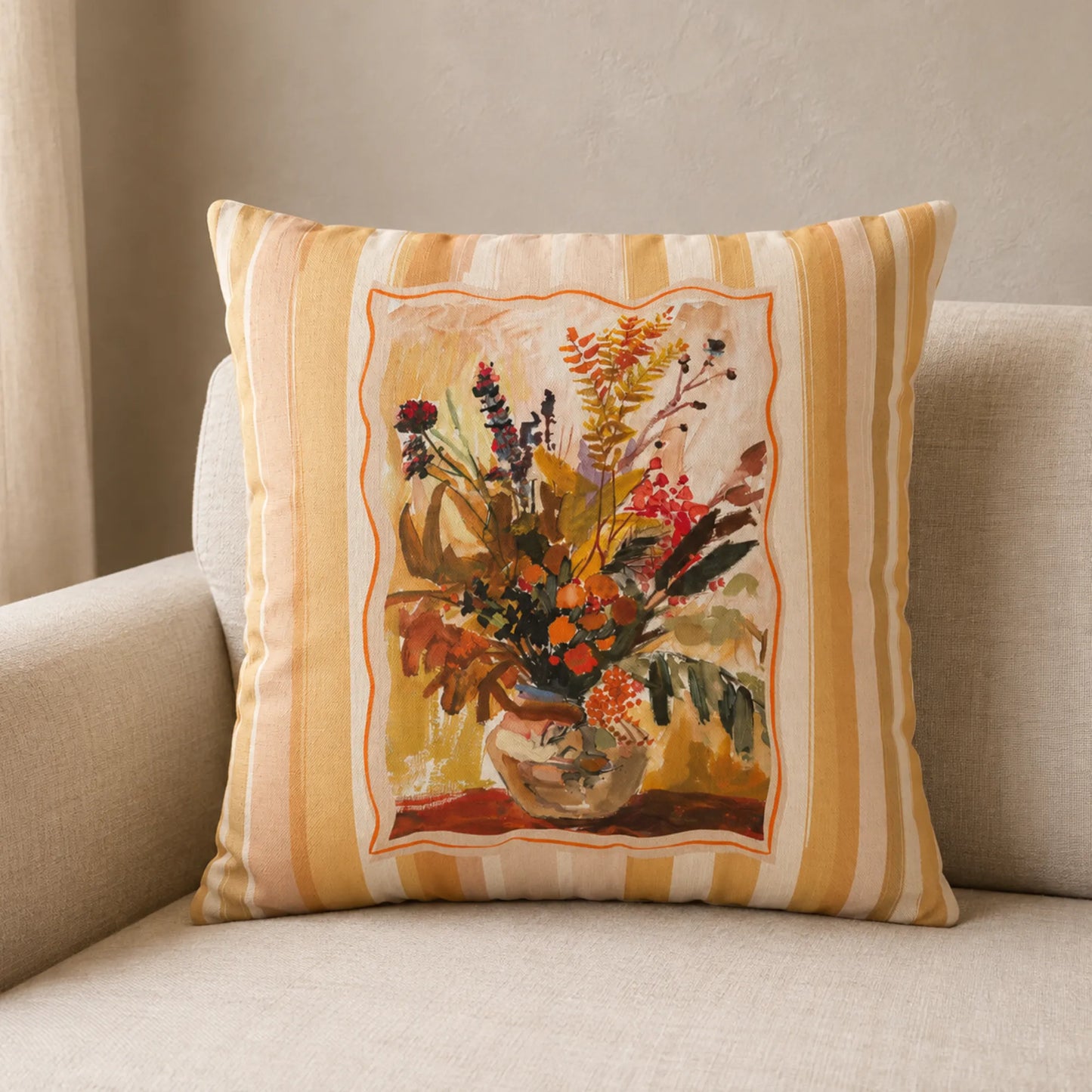 Autumn Bouquet Pillow and Cover