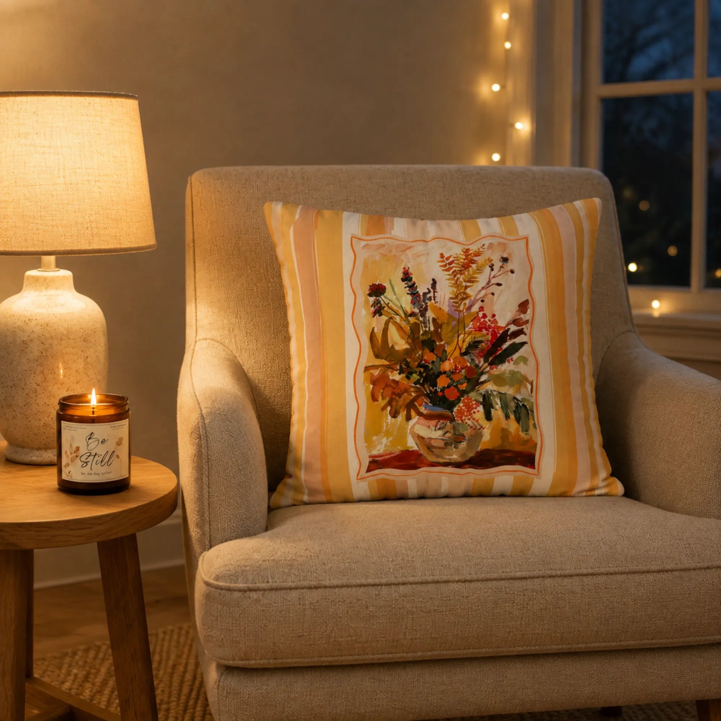 Autumn Bouquet Pillow and Cover