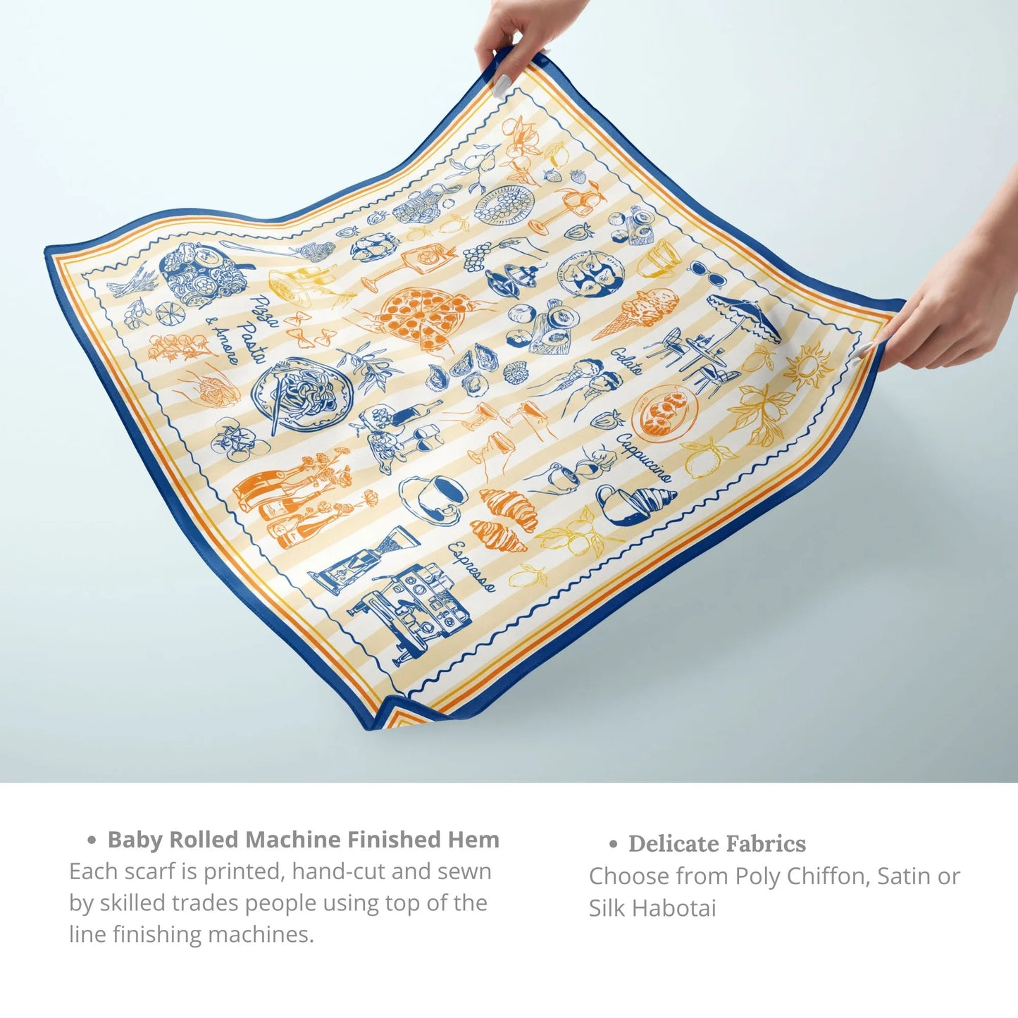 FOULARD En Soie Fleurs Sauvages Botaniques Colorées