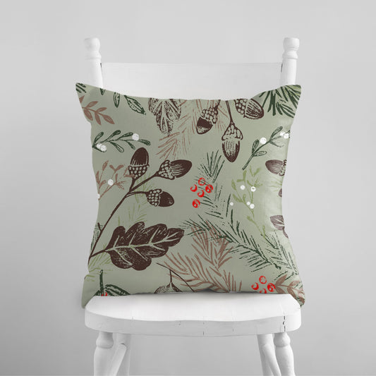 Winter Botanical Pillow & Cover | WINTER23PL35