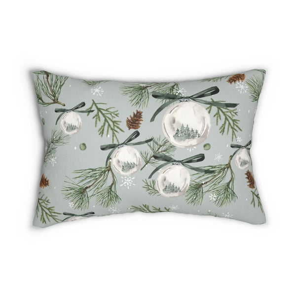 Watercolor Green Pine Christmas Ornament PILLOW & COVER | WINTER23PL15